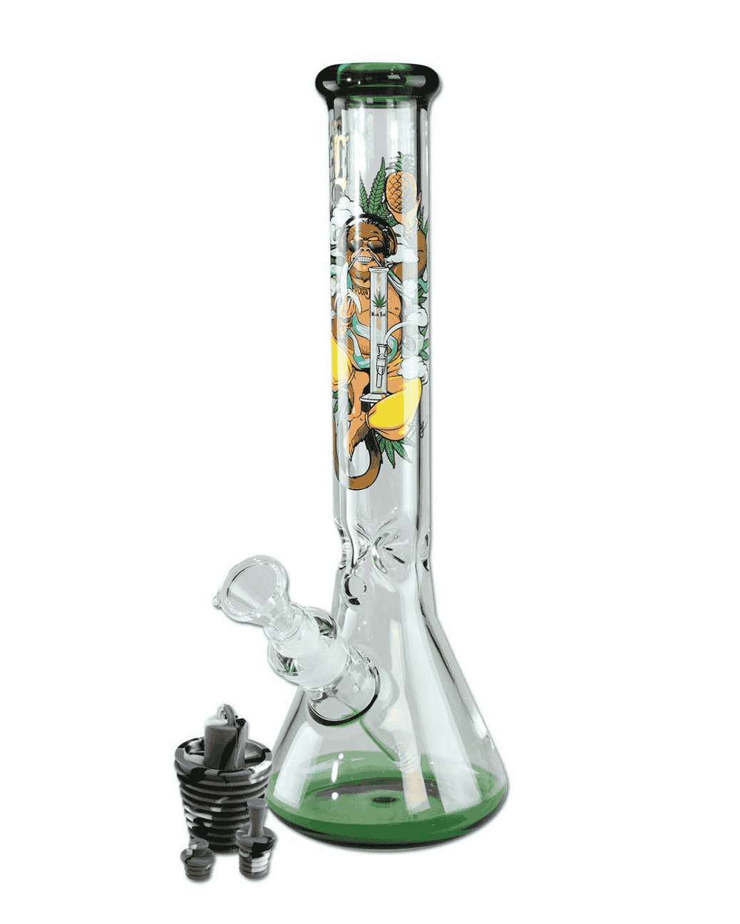 Black Leaf Hanuman Kolbenbong Ice mit 39,5 cm Höhe und Kickloch
