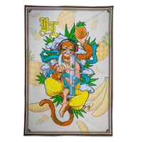Black Leaf HANUMAN Tuch/Wandbehang