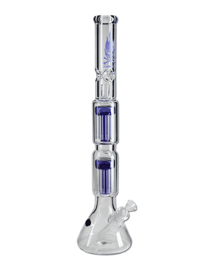 Frontansicht der Black Leaf Icebong mit 2x10-Arm Perkolator