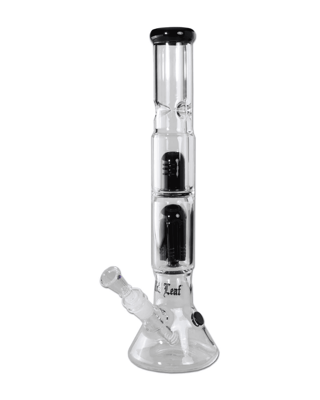 Black Leaf Icebong mit Eisdornen und Perkolator