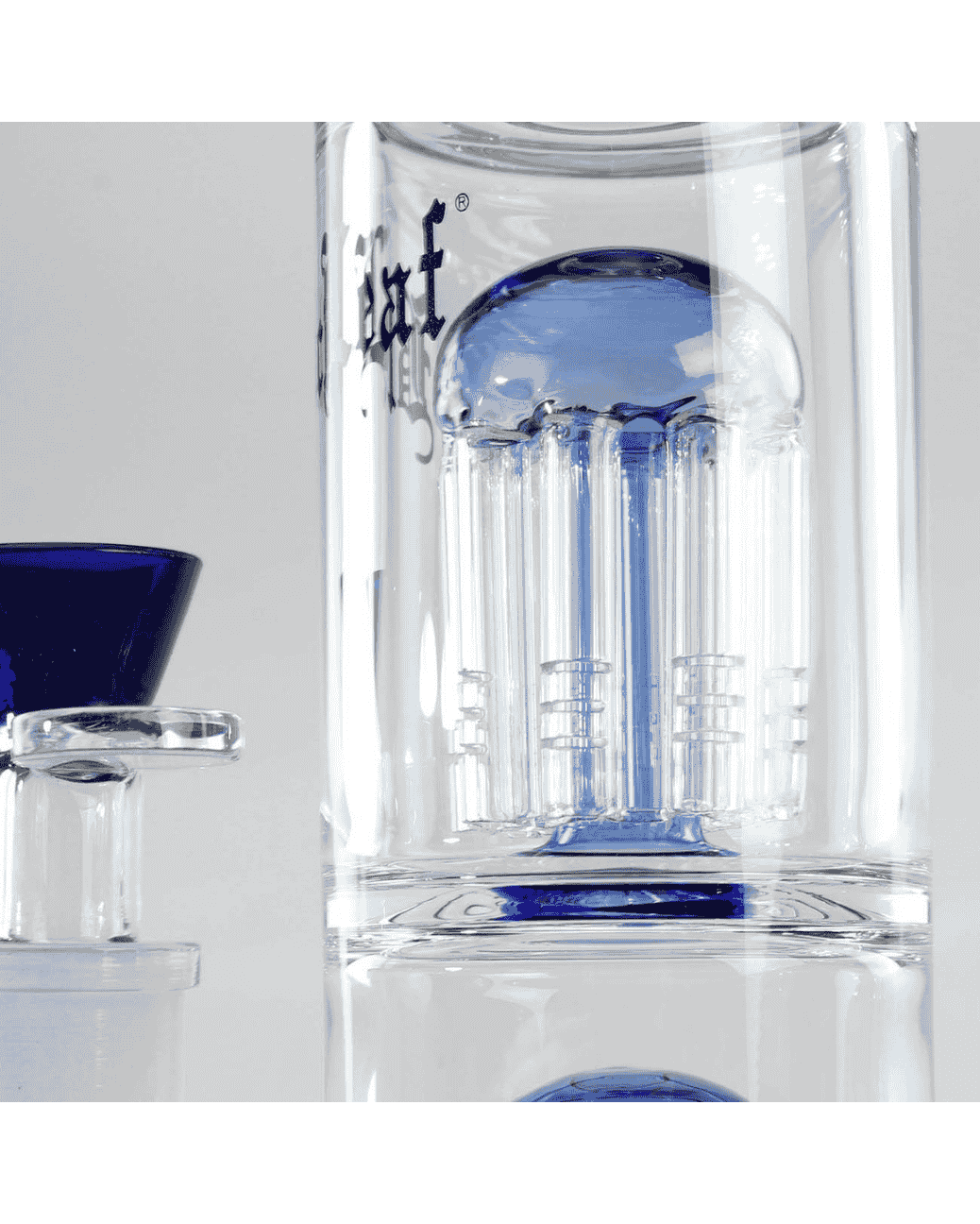 Perkolatorbong mit senkrechtem NS 19 Schliff – auch für Vaporizer