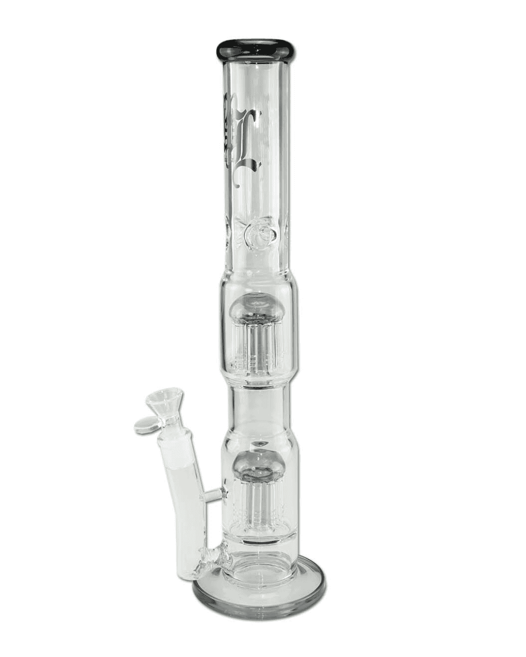 Multiperkolatorbong aus Borosilikatglas – 45 cm