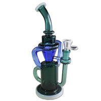 Black Leaf Recyclebong grün/blau