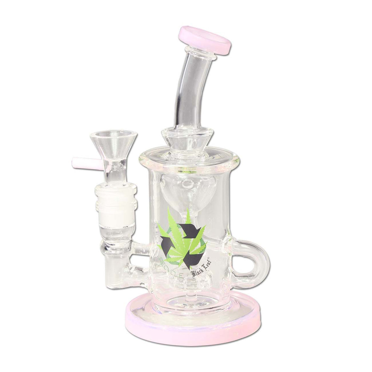 Black Leaf Recycle Bubbler Trichterperko rosa
