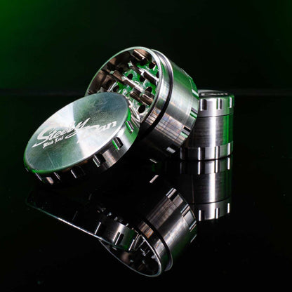 Black Leaf STEELY DAN 2.0 Edelstahl-Grinder 4-tlg.