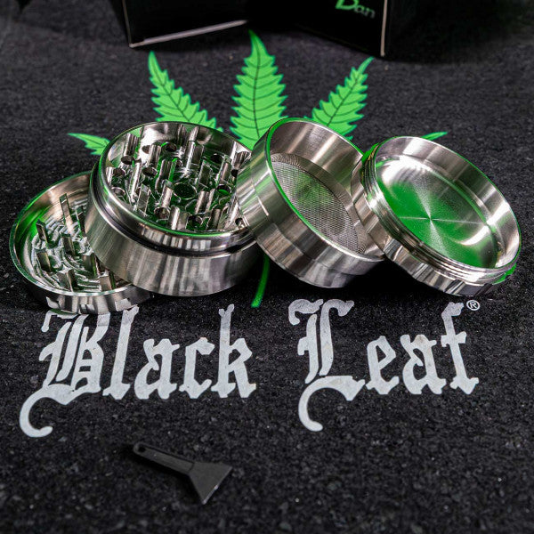 Black Leaf STEELY DAN 2.0 Edelstahl-Grinder 4-tlg.