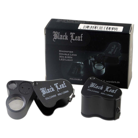 Black Leaf Trichomen Lupe 30x +60x LED