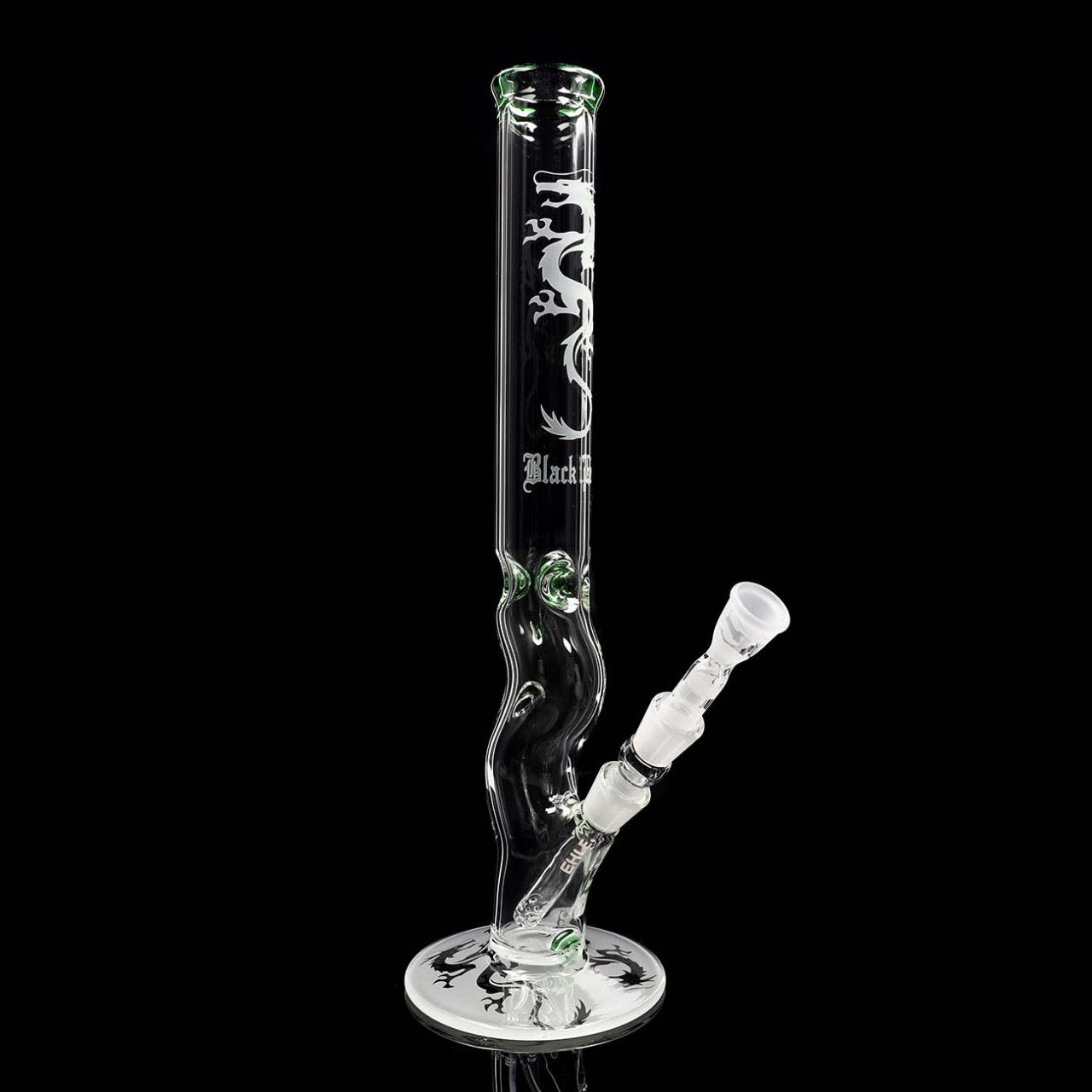 Black Leaf X EHLE Sonderedition Drachen Beakerbong - Zylinder-Icebong Ausgabe 10