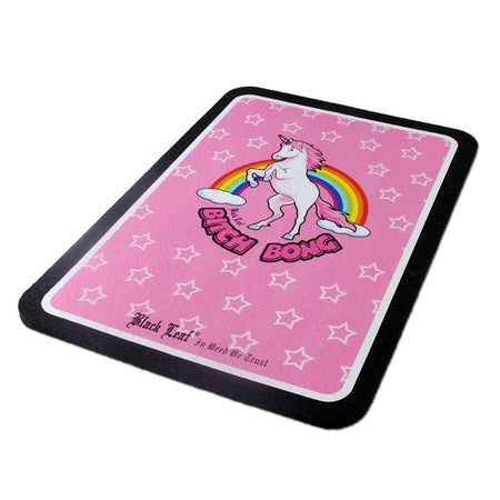 Black Leaf Dab Mat BITCH BONG
