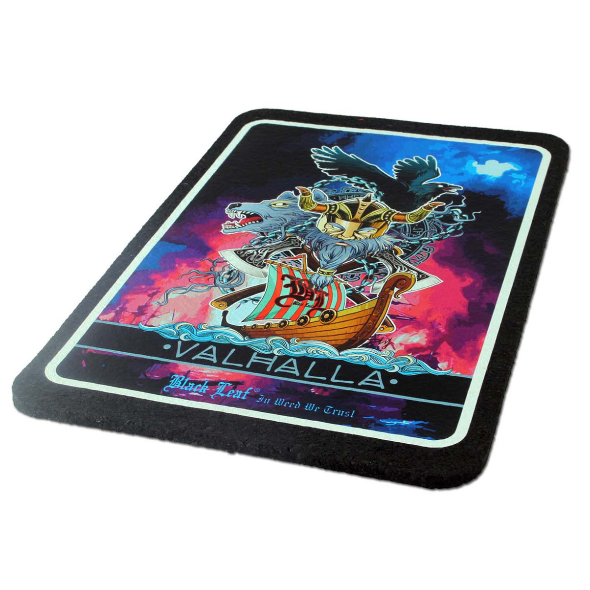 Black Leaf Dab Mat VALHALLA