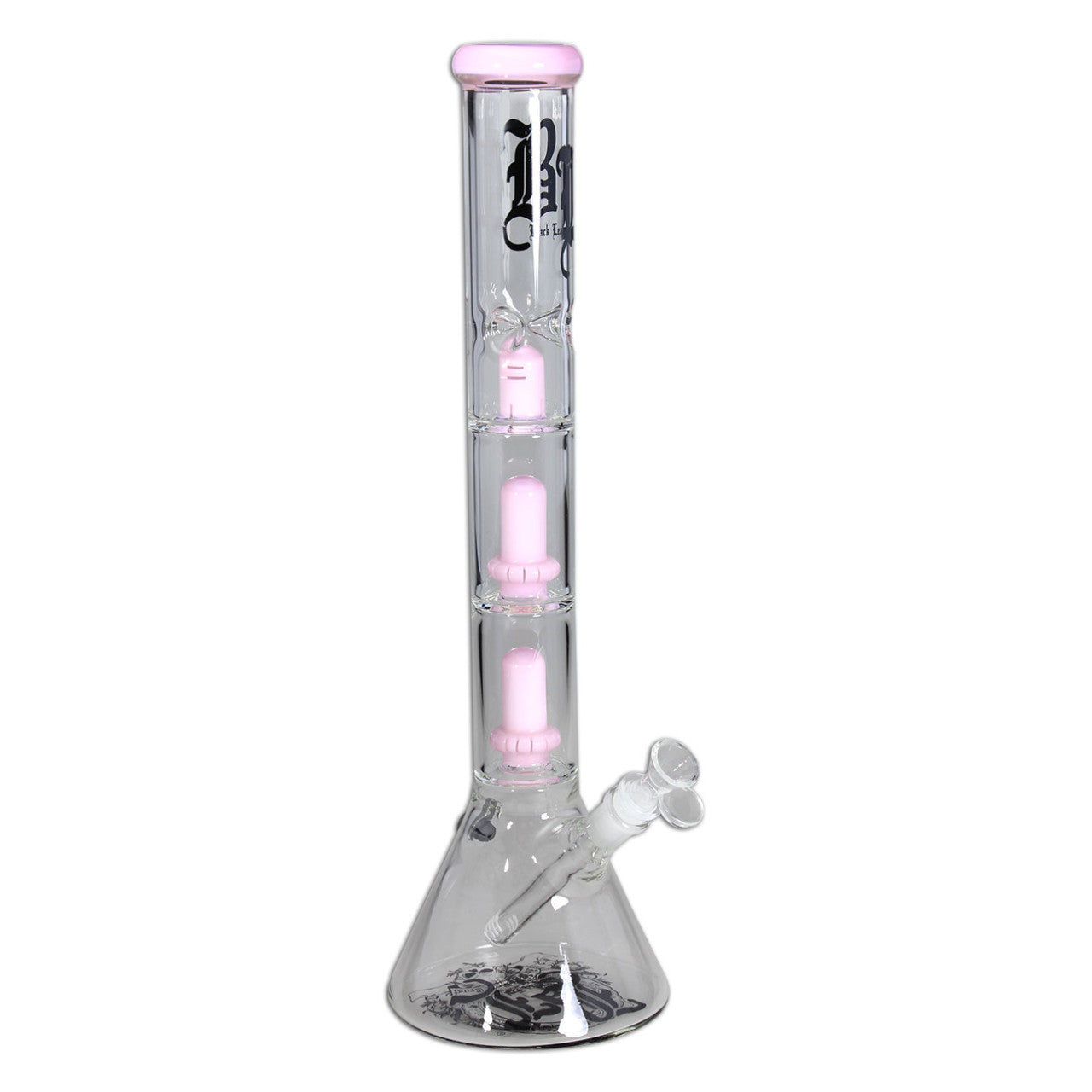 BL Beaker Icebong 2x Ufoperkolator rosa