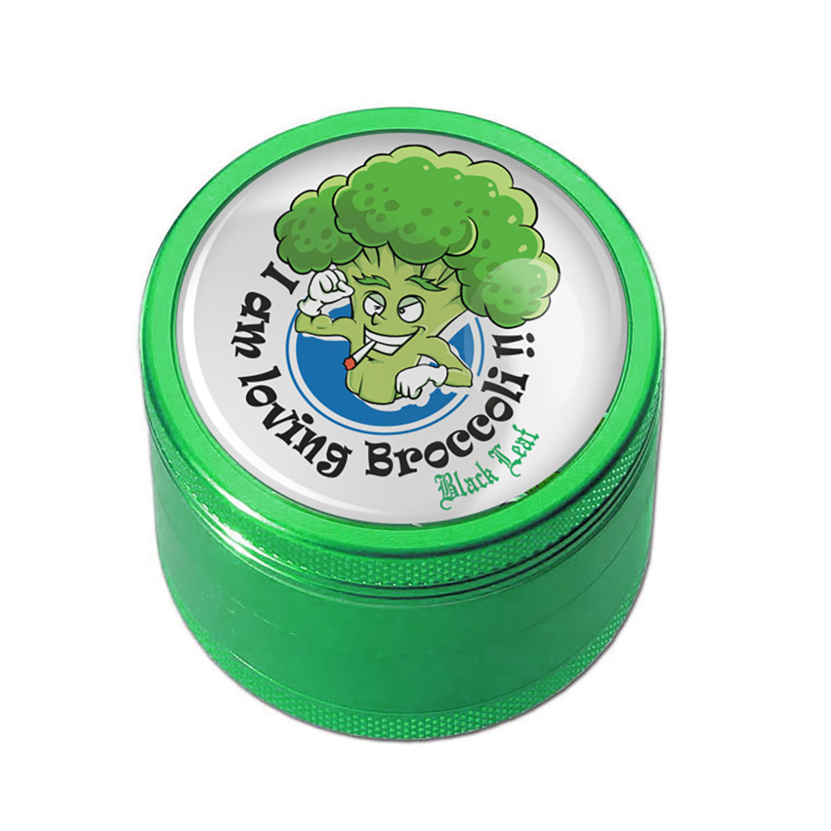 Black Leaf Grinder Broccoli 4-teilig grün