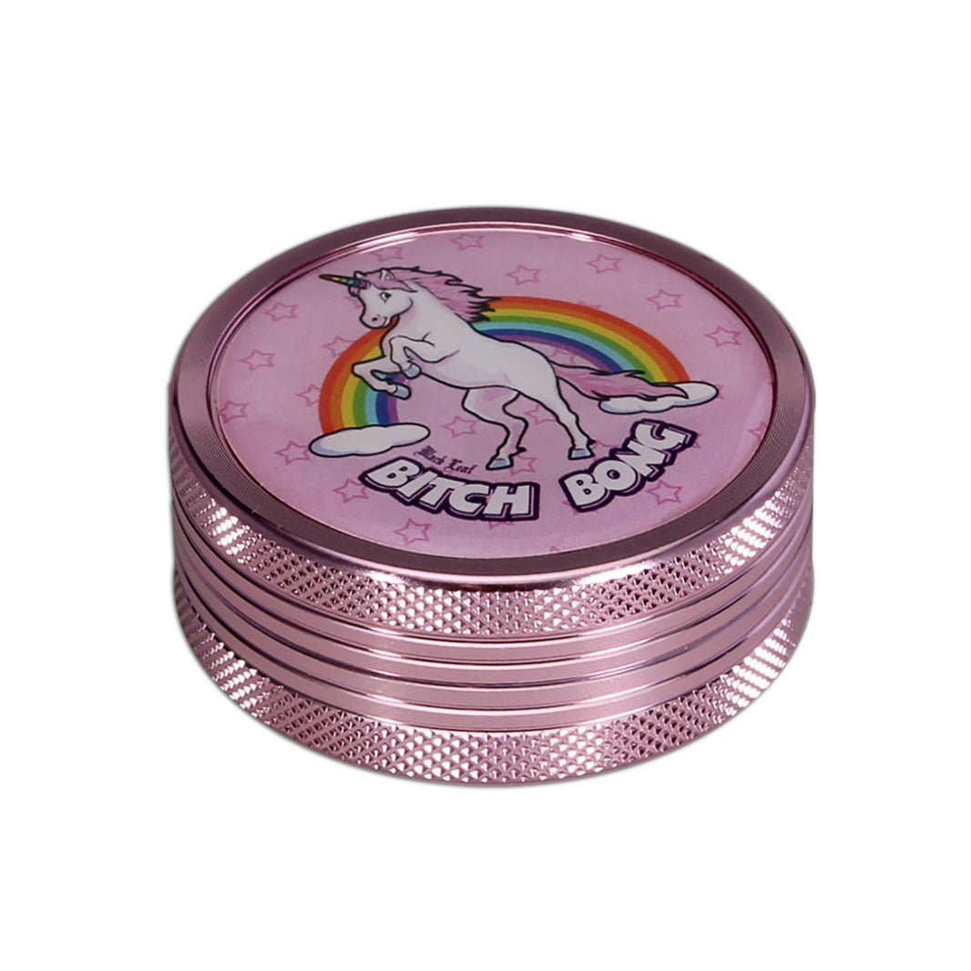 Black Leaf Grinder 2-tlg. Bitch Bong rosa