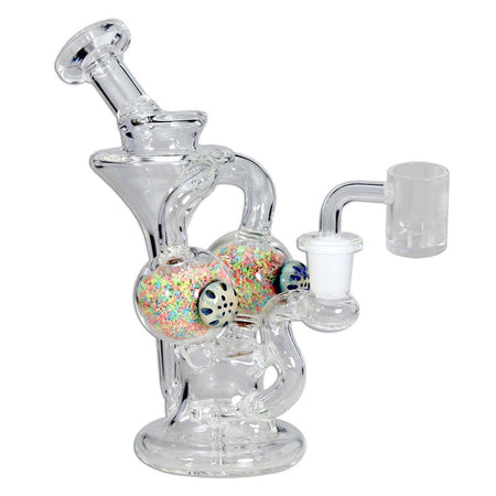 Black Leaf Recyclebong Glow in the Dark