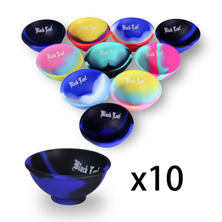 Black Leaf Silikon-Schalen (10er Set)