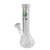Glasbong mit Chillum und Kickloch - Konisch, 230 mm