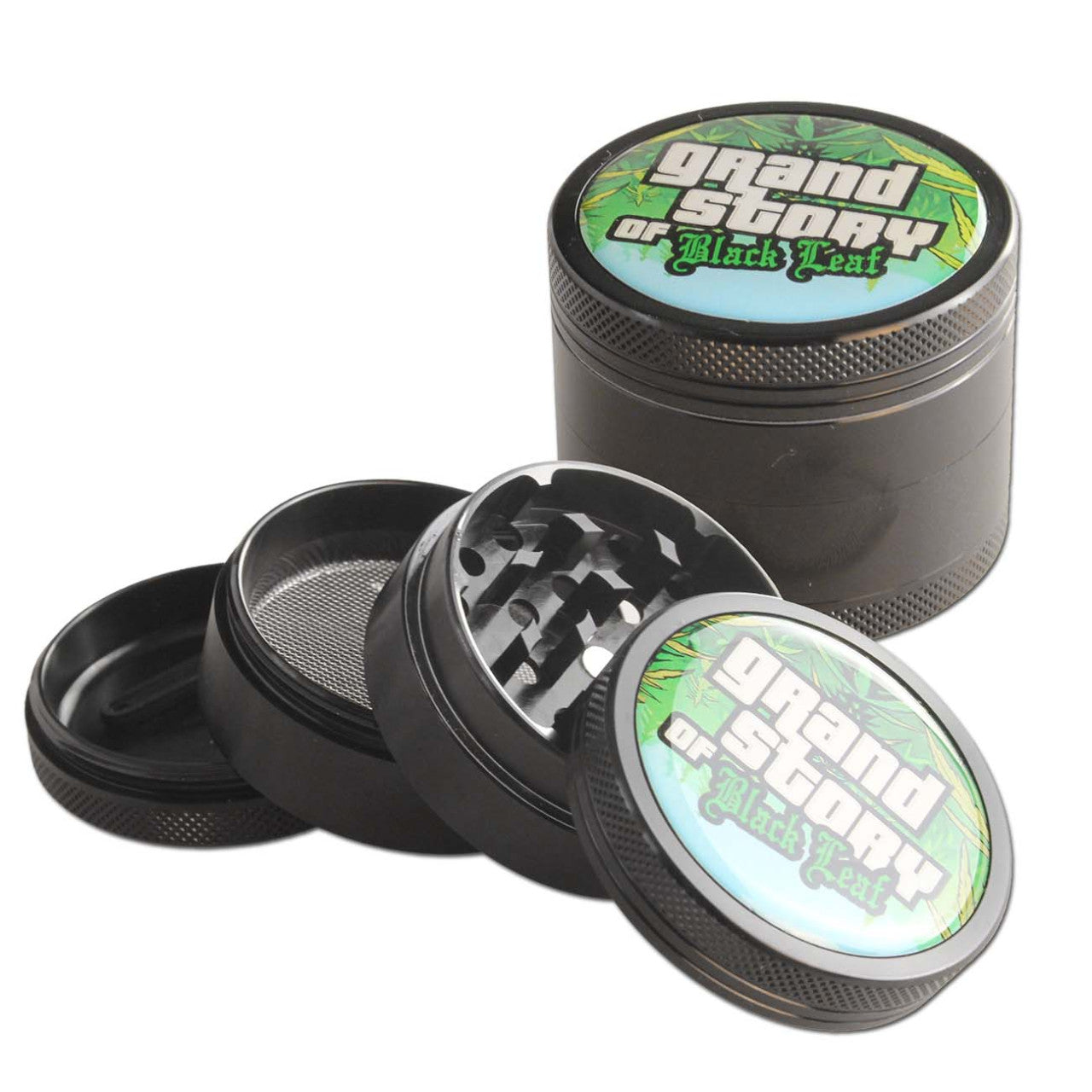 Black Leaf Grinder 4-tlg. GRAND STORY