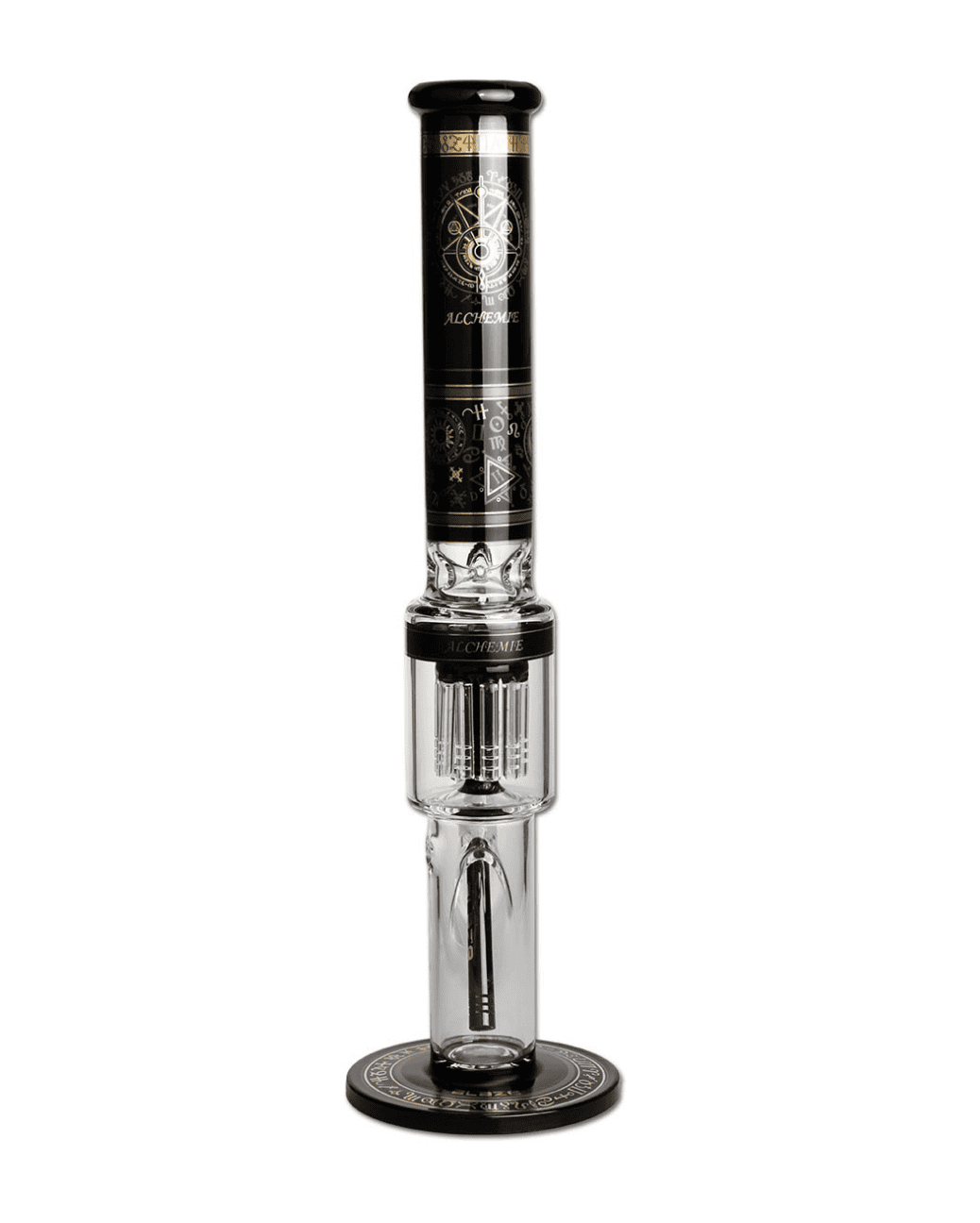 Diffusorschlitzadapter aus schwarzem Glas der BLAZE Icebong