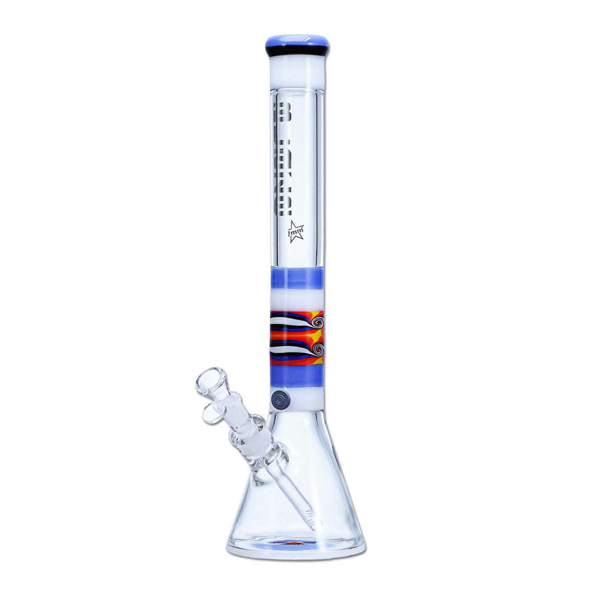 BLAZE Beakerbong 7mm mit Farbverlauf
