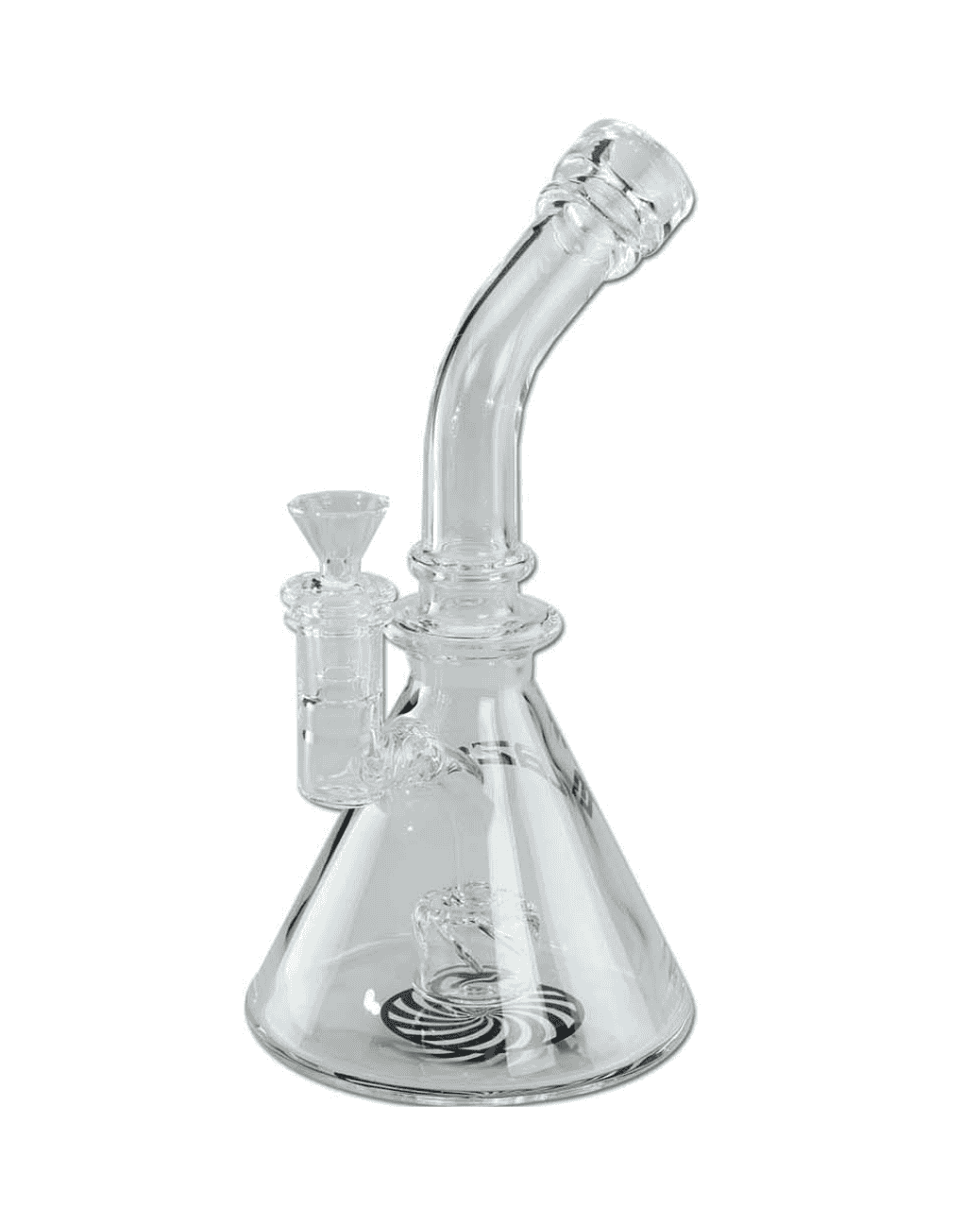 BLAZE Glasbong mit Kräuterkopf und Banger für Dabbing