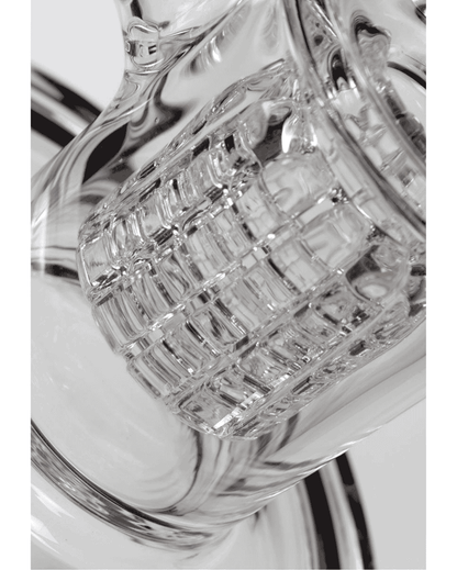 Stabiles Bongunterteil mit 5 mm Glas und Perkolation