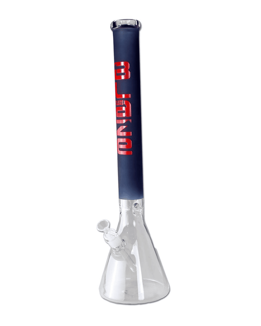 BLAZE Beakerbong 55 cm rot-schwarz – Frontansicht