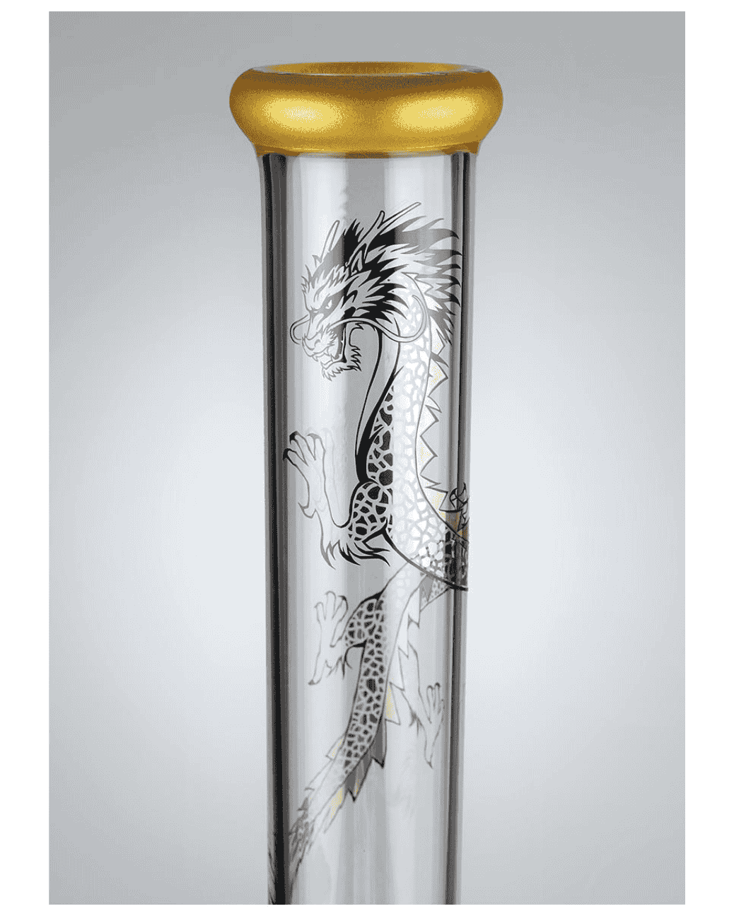 Detailansicht Eisfach der Black Leaf Golden Dragon Bong