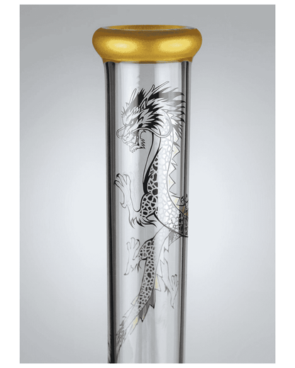 Detailansicht Eisfach der Black Leaf Golden Dragon Bong
