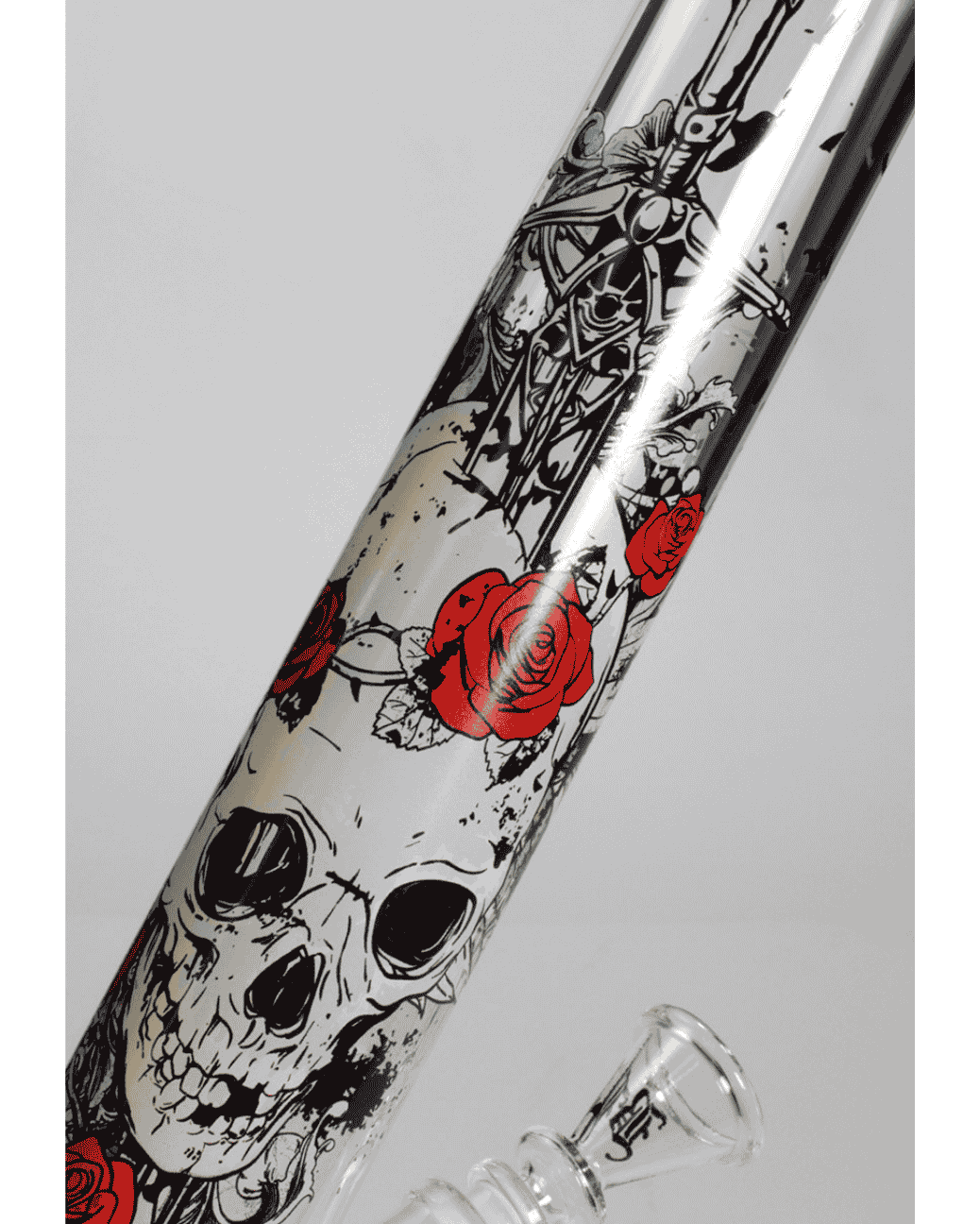  Schlitzdiffusor-Chillum der Schädelbong für starke Blubberwirkung