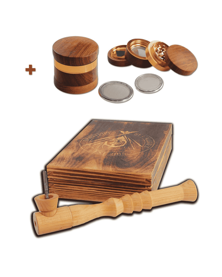 Calumet DeluxePipe L aus Buche im Komplettset mit Grinder & Zubehör