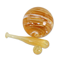 Dabbing Set Baseball Bat gelb