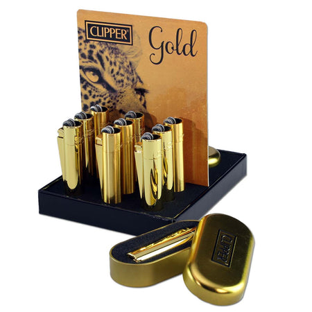 CLIPPER Metal Metallfeuerzeug Gold