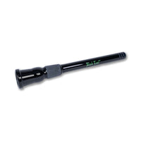 Black Leaf Schlitzdiffusor-Chillum aus Schwarzglas