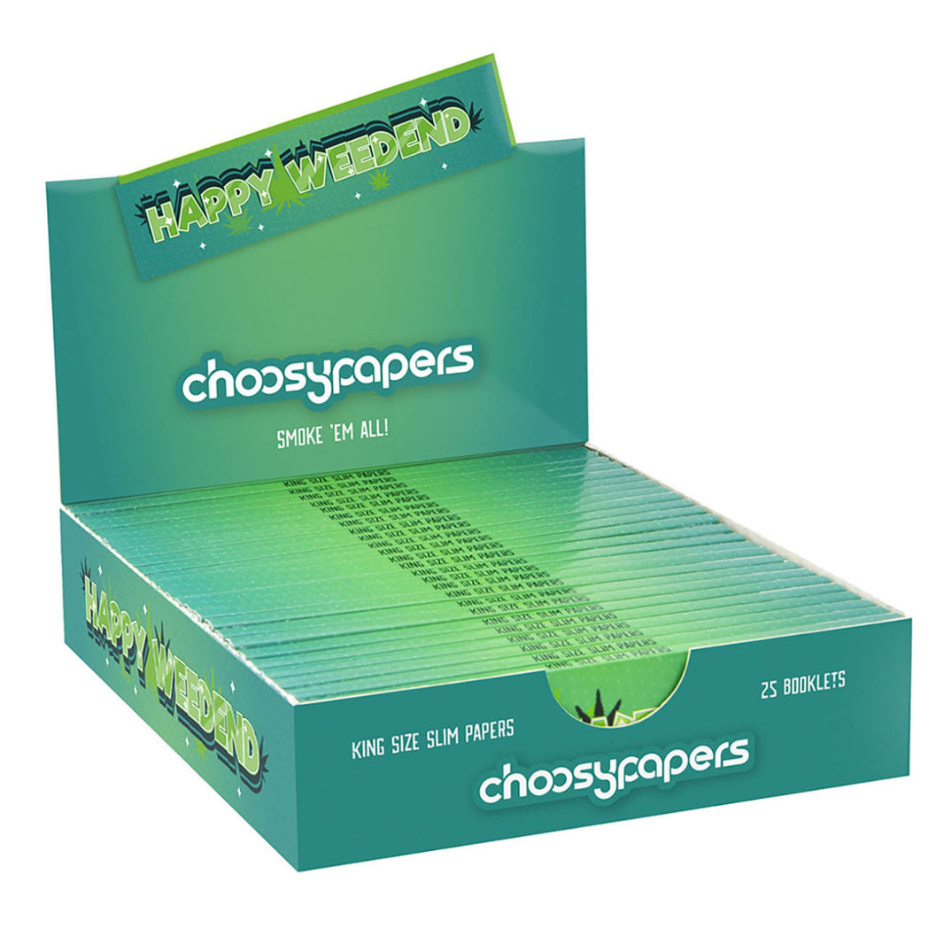 Choosypapers Papers King Size Slim Happy Weedend