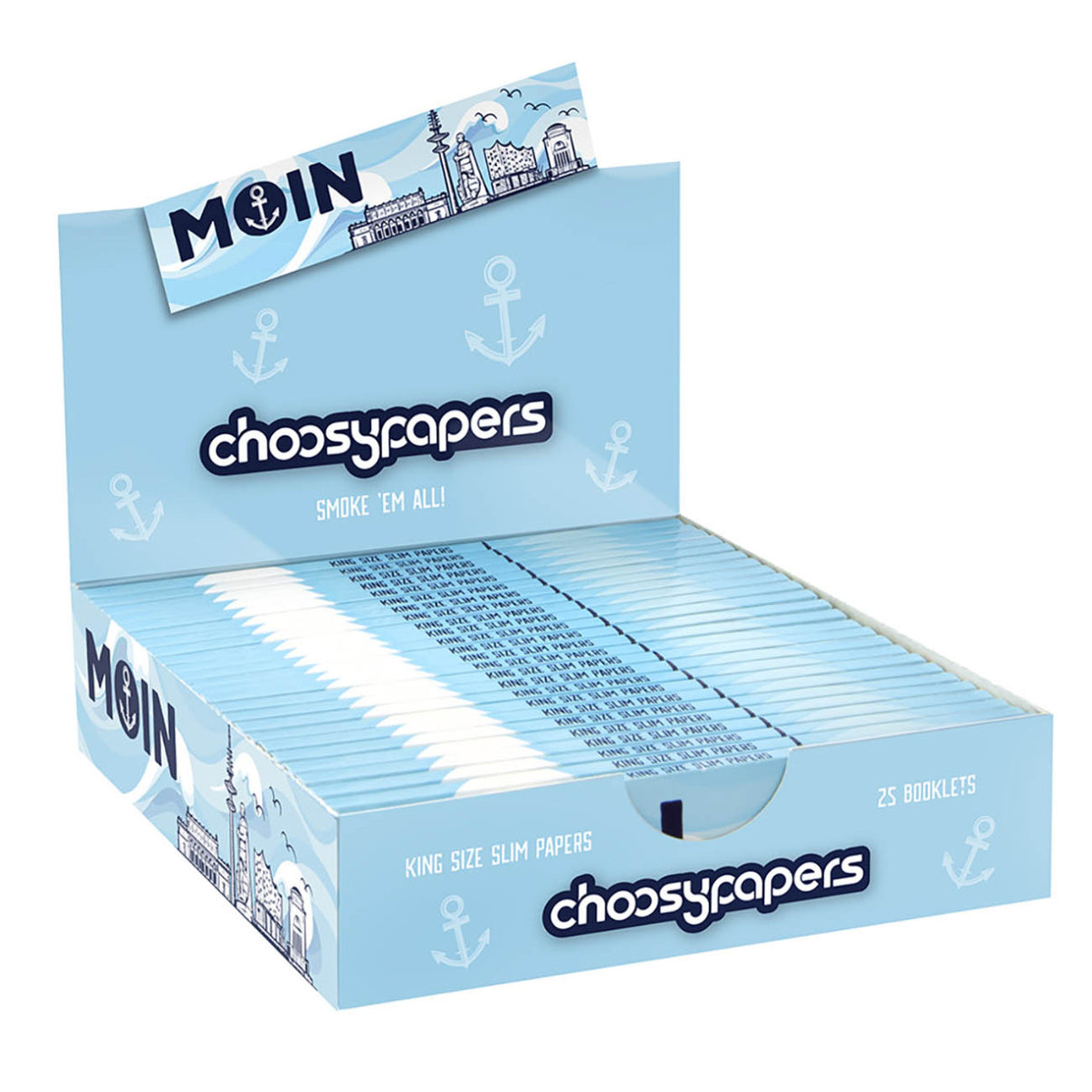 Choosypapers Papers King Size Slim MOIN HAMBURG