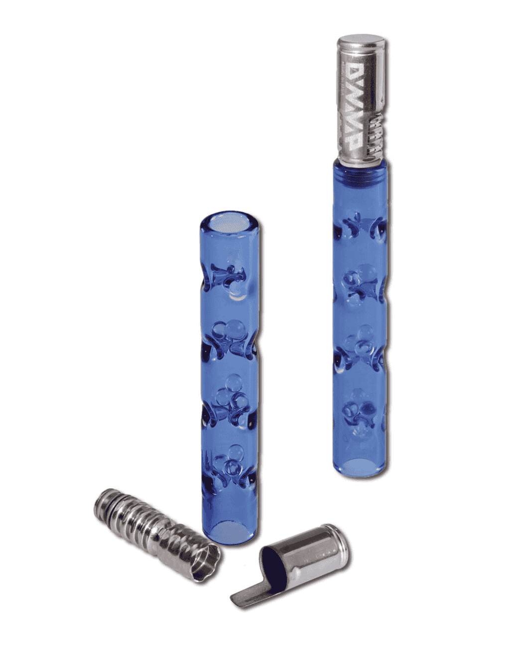 DynaVap Handvaporizer mit Edelstahlkapsel und Glaskörper