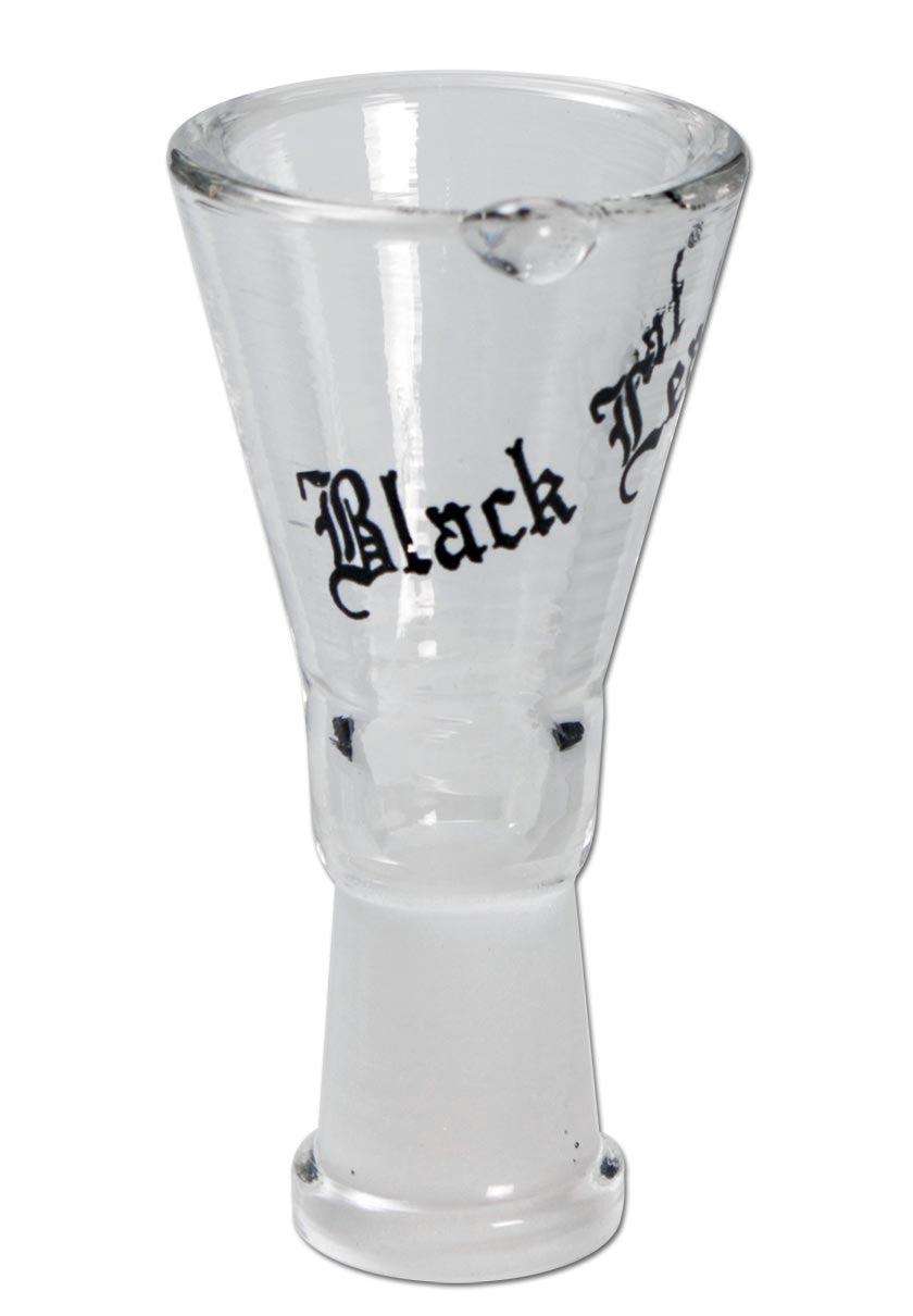 Black Leaf Glaskopf mit Roll-Stop-Funktion - NS 10 (10mm female), Durchlass 9mm