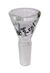 Black Leaf Glaskopf mit Roll-Stop-Funktion - NS 10 (10mm), Durchlass 5mm