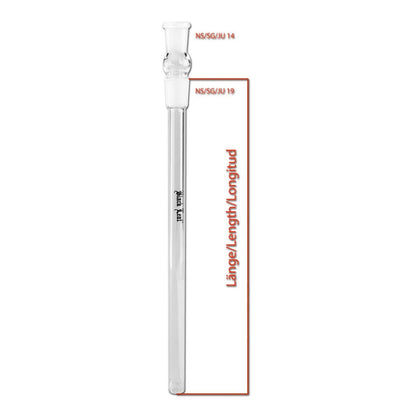 Black Leaf Chillum – verschiedene Größen und Normschliffe - 230-270mm NS 19/14 (18,8/14,5mm)