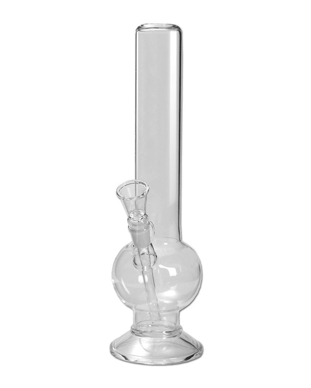 Klare BREIT Glasbong ohne Logo – 400mm mit Chillum & Kickloch