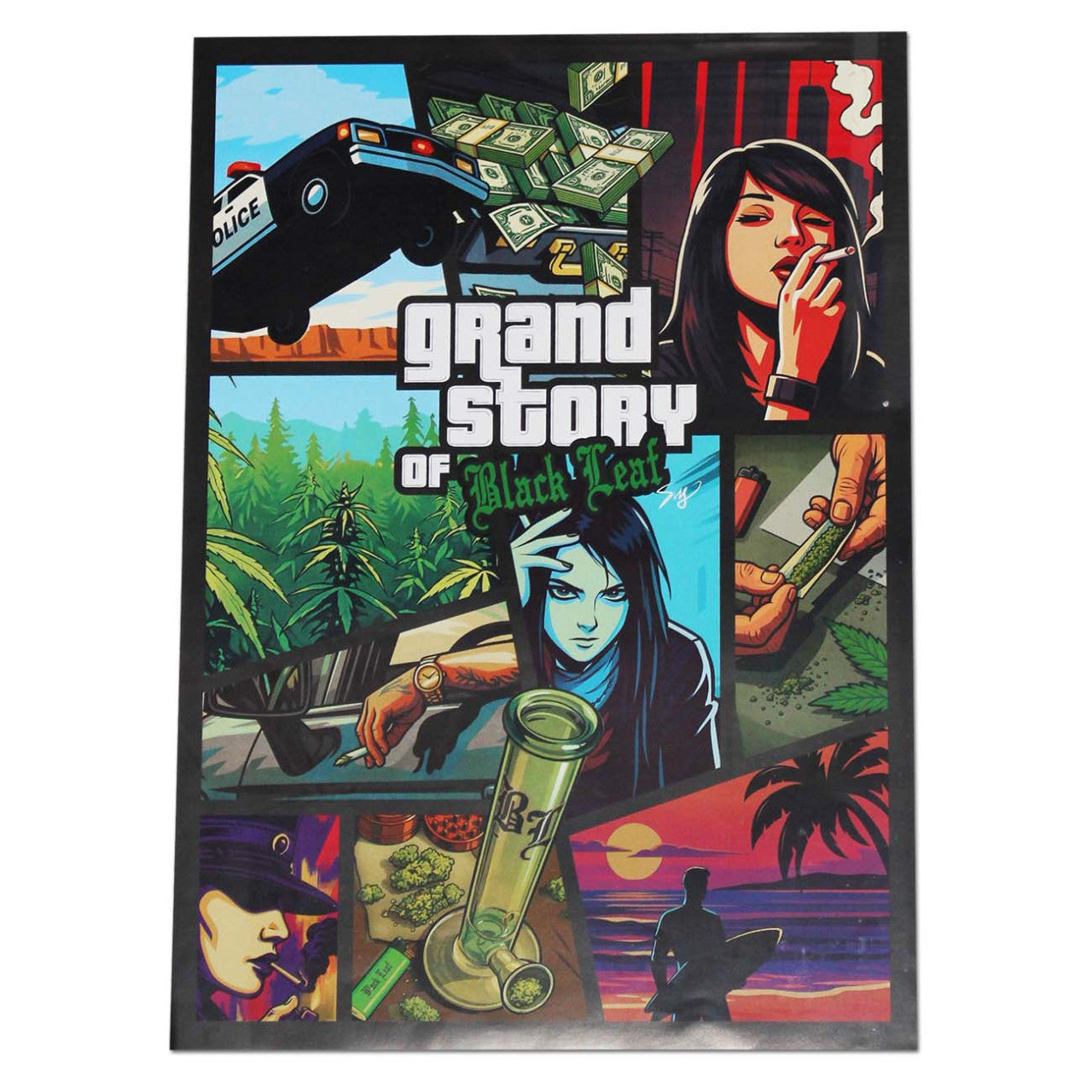 Black Leaf Poster Grand Story of Black Leaf