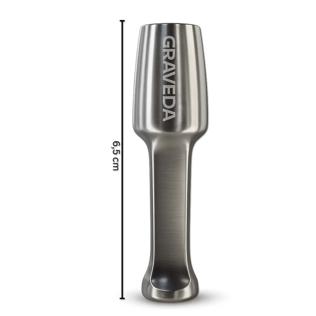 GRAVEDA Edelstahlschaufel / Stopfer 0,35g