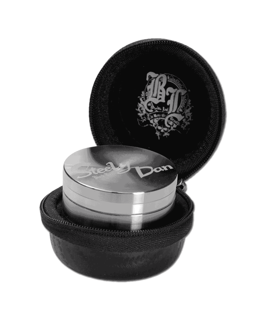 Silberner 4-teiliger Grinder mit Diamantschliff-Zähnen