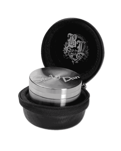 Silberner 4-teiliger Grinder mit Diamantschliff-Zähnen
