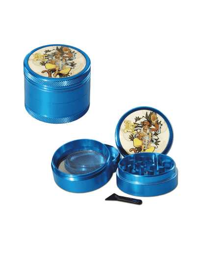 Bong-Komplettset im Tragekoffer mit Hanuman-Grinder und Tray