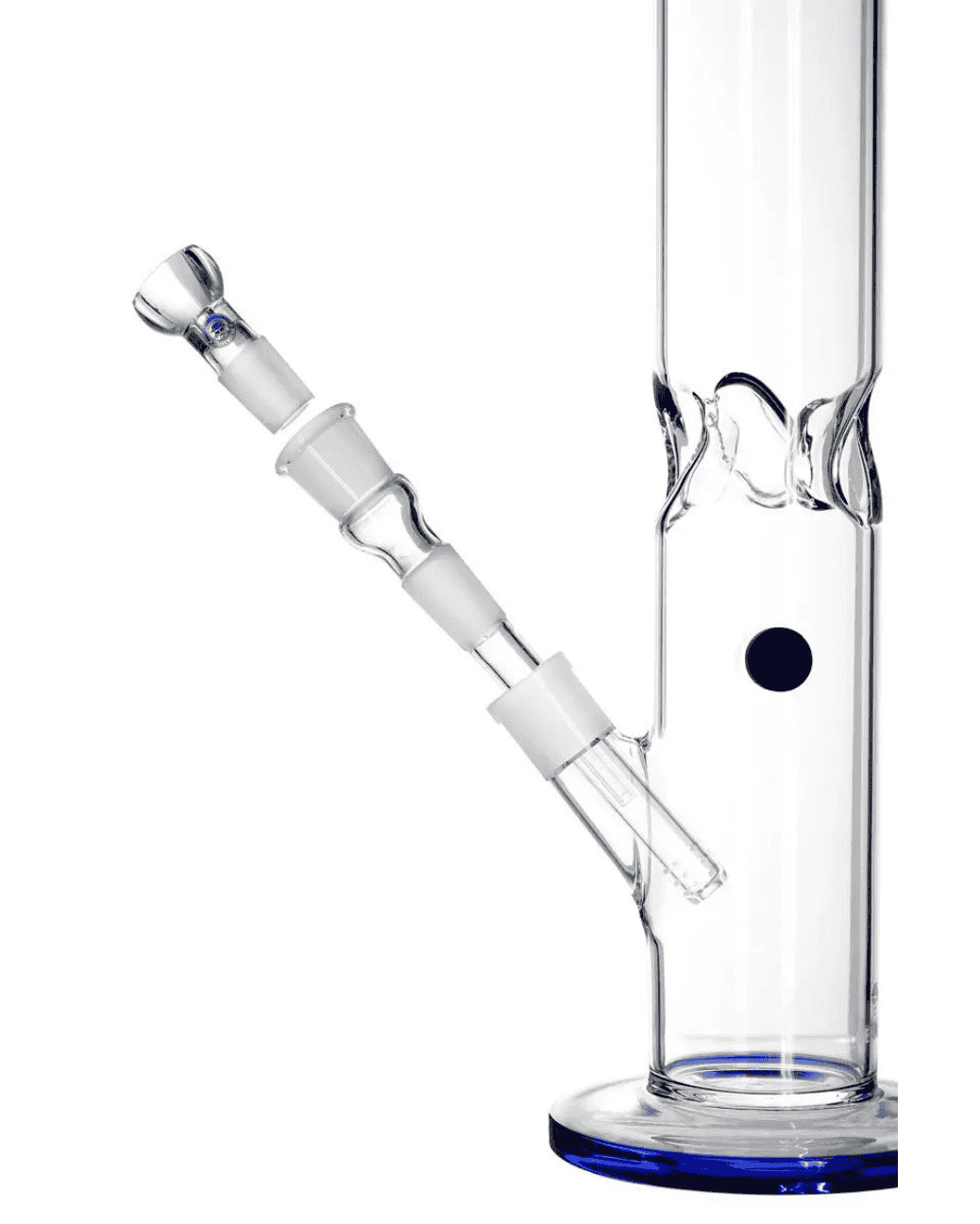 Klassische Blue-Line Long Fat Joe Bong mit 60 cm Höhe