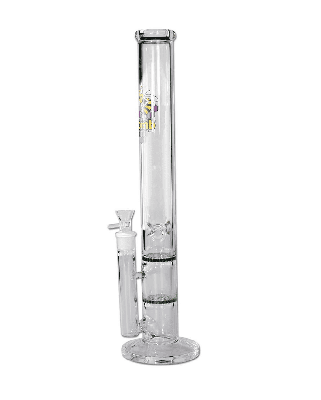 Black Leaf HoneyComb Icebong mit grünen Akzenten