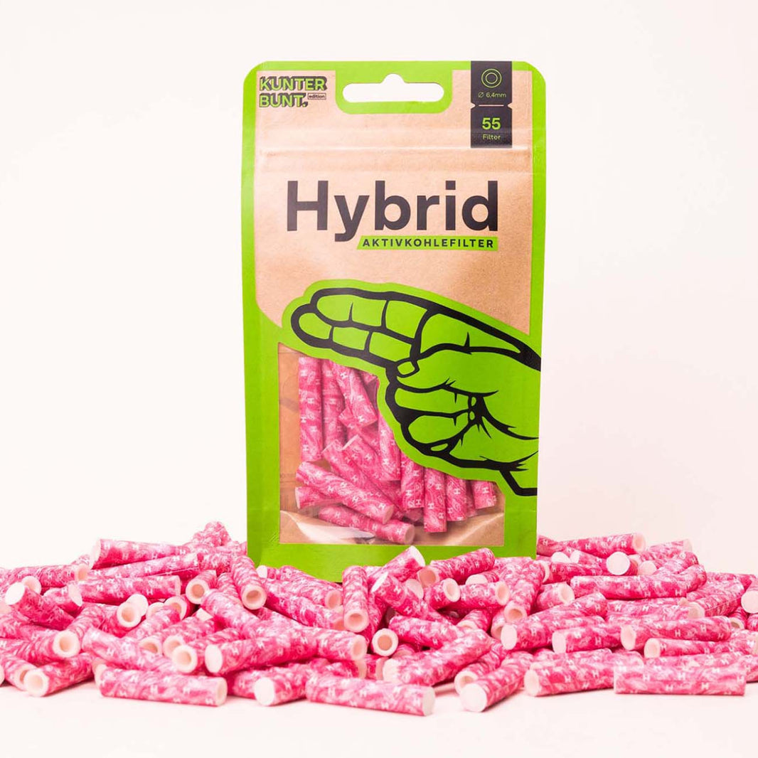 Hybrid Zellstoff-/Aktivkohlefilter MAGENTA
