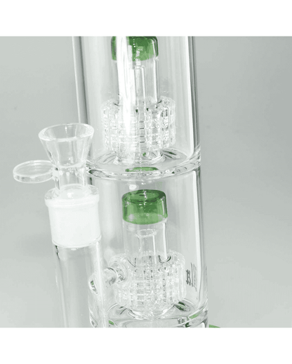 Icebong mit zwei Trommelperkolatoren in der Frontalansicht