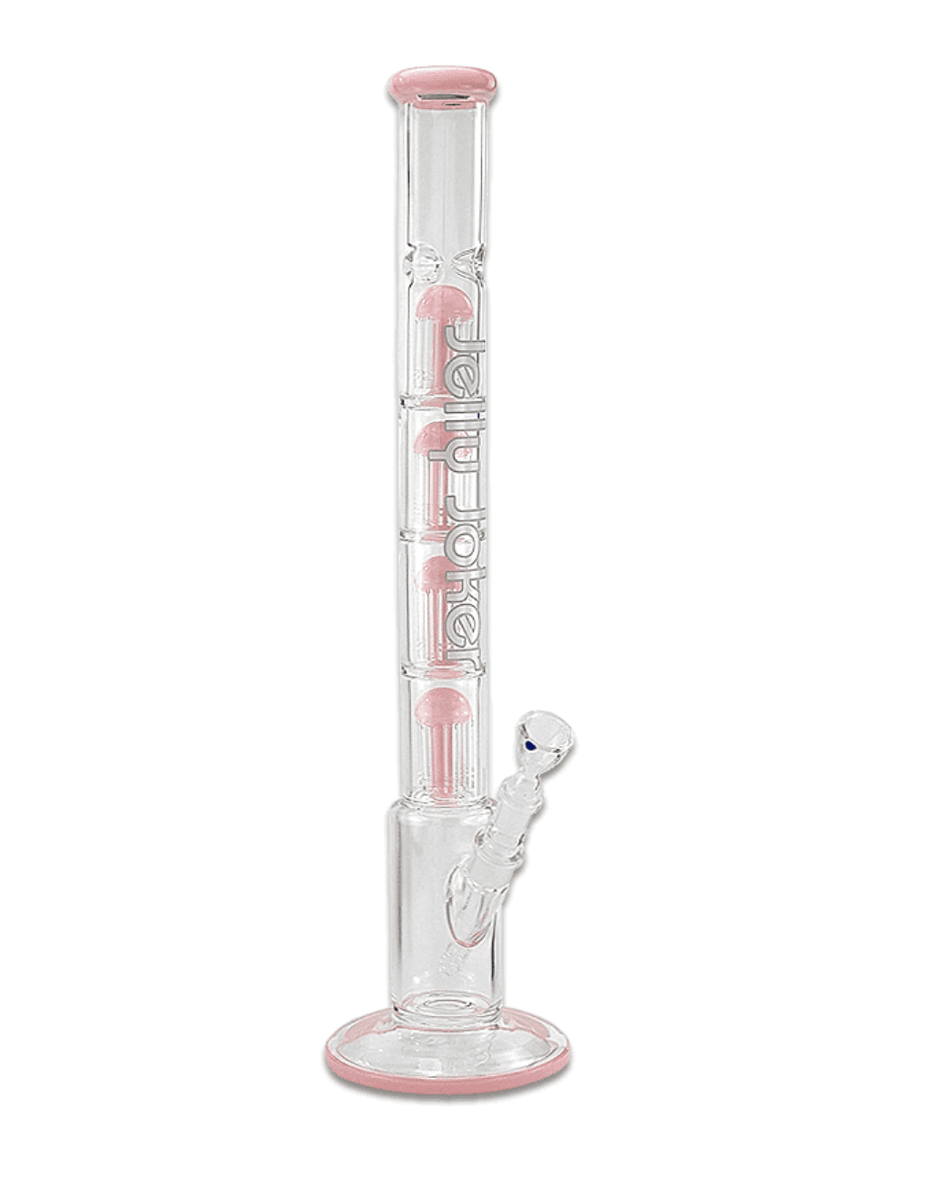 Jelly Joker Bong Pink Poppet 58 cm mit pinken Details